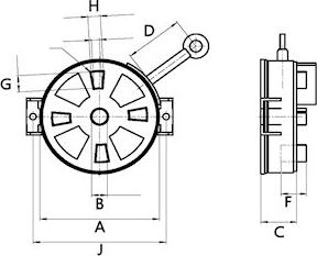 HC-Cargo 335009 - Кронштейн, угольная щетка www.autospares.lv