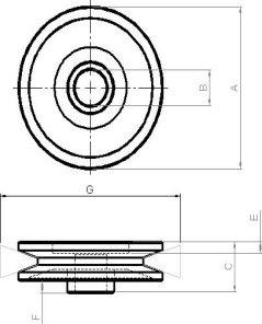 HC-Cargo 236461 - Piedziņas skriemelis, Ģenerators www.autospares.lv