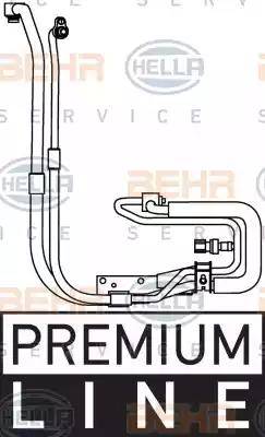 HELLA 9GS 351 337-651 - Augst / Zemspiediena cauruļvads, Gaisa kond. sist. www.autospares.lv