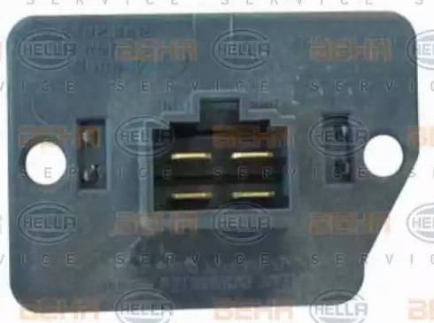 HELLA 9ML 351 321-381 - Rezistors, Salona ventilators www.autospares.lv