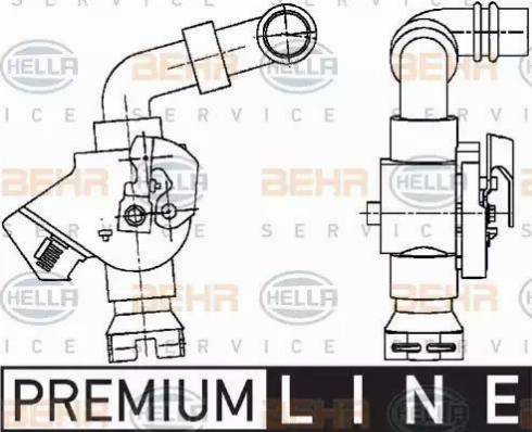 HELLA 9XL 351 029-071 - Dzesēšanas šķidruma regulēšanas vārsts www.autospares.lv