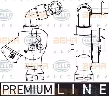 HELLA 9XL 351 341-071 - Dzesēšanas šķidruma regulēšanas vārsts www.autospares.lv