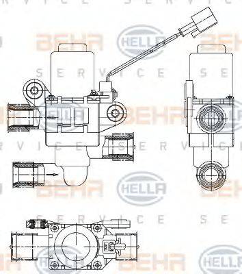 HELLA 9XL 351 328-361 - Dzesēšanas šķidruma regulēšanas vārsts www.autospares.lv