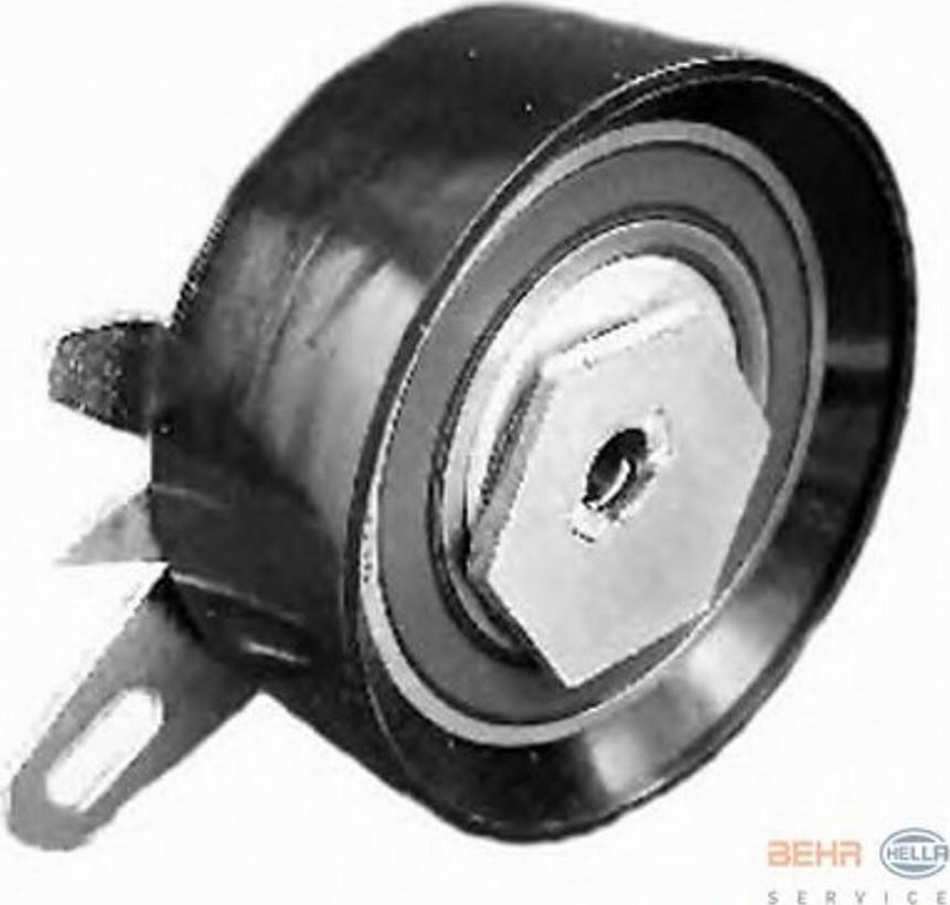 HELLA 9XU 376 819-491 - Spriegotājrullītis, Gāzu sadales mehānisma piedziņas siksna www.autospares.lv