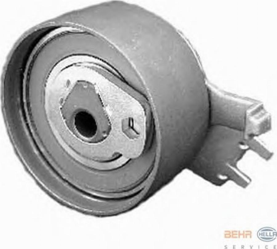 HELLA 9XU 376 819-671 - Spriegotājrullītis, Gāzu sadales mehānisma piedziņas siksna www.autospares.lv