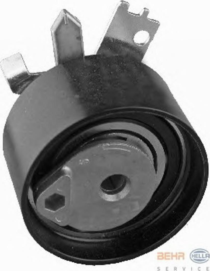 HELLA 9XU 376 818-261 - Spriegotājrullītis, Gāzu sadales mehānisma piedziņas siksna www.autospares.lv