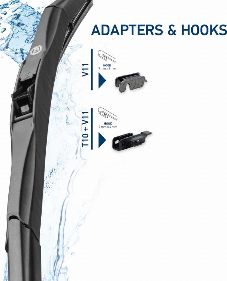 HELLA 9XW 204 584-201 - Wiper Blade www.autospares.lv