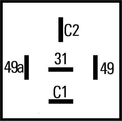 HELLA 4DM 003 460-021 - Pagrieziena signāla pārtraucējs www.autospares.lv