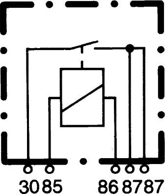 HELLA 4RA 933 791-067 - Relejs, Darba strāva www.autospares.lv