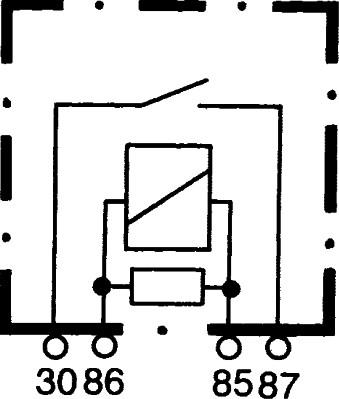 HELLA 4RA 007 957-007 - Relejs, Darba strāva www.autospares.lv