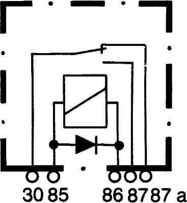 HELLA 4RD 933 332-091 - Relejs, Darba strāva www.autospares.lv