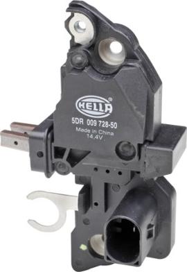 HELLA 5DR 009 728-501 - Ģeneratora sprieguma regulators autospares.lv