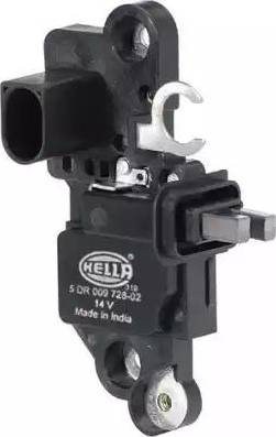 HELLA 5DR 009 728-021 - Ģeneratora sprieguma regulators www.autospares.lv