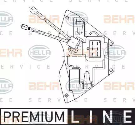 HELLA 5HL 351 321-171 - Regulators, Salona ventilators www.autospares.lv