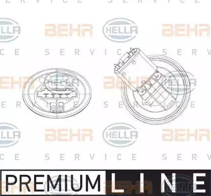 HELLA 5HL 351 321-301 - Regulators, Salona ventilators www.autospares.lv