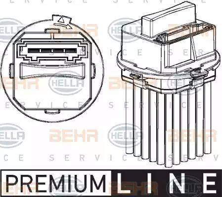 HELLA 5HL 351 321-321 - Regulators, Salona ventilators www.autospares.lv