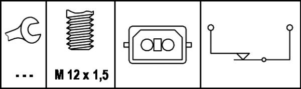 HELLA 6DD 008 622-161 - Bremžu signāla slēdzis www.autospares.lv