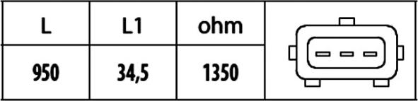 HELLA 6PU 009 146-451 - Impulsu devējs, Kloķvārpsta www.autospares.lv