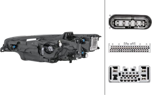 HELLA 1EX 013 502-921 - Pamatlukturis www.autospares.lv