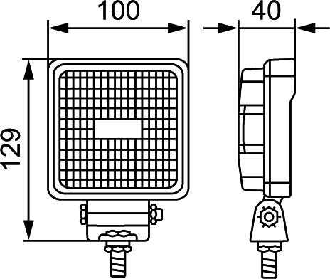 HELLA 1GA 357 107-012 - Darba gaismas lukturis www.autospares.lv