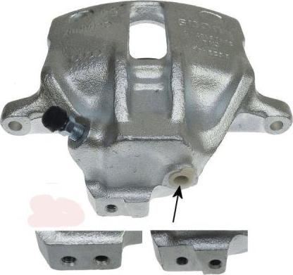 HELLA 8AC 355 390-681 - Brake Caliper www.autospares.lv