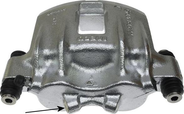 HELLA 8AC 355 385-961 - Bremžu suports www.autospares.lv