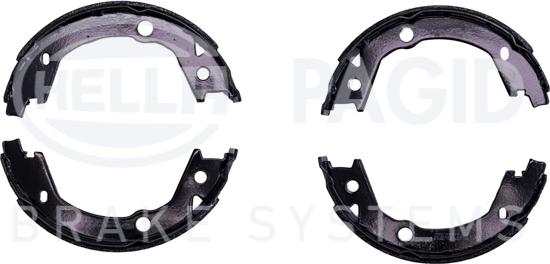 HELLA 8DA 355 050-061 - Brake Shoe Set, parking brake www.autospares.lv