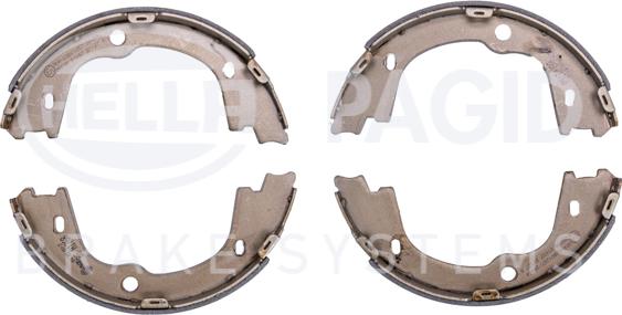 HELLA 8DA 355 050-271 - Brake Shoe Set, parking brake www.autospares.lv