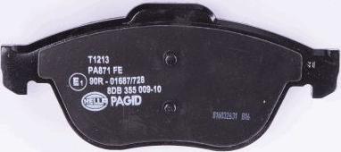 HELLA 8DB 355 009-101 - Bremžu uzliku kompl., Disku bremzes www.autospares.lv