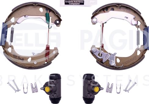 HELLA 8DB 355 004-911 - Brake Shoe Set www.autospares.lv