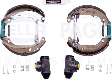 HELLA 8DB 355 004-531 - Brake Shoe Set www.autospares.lv