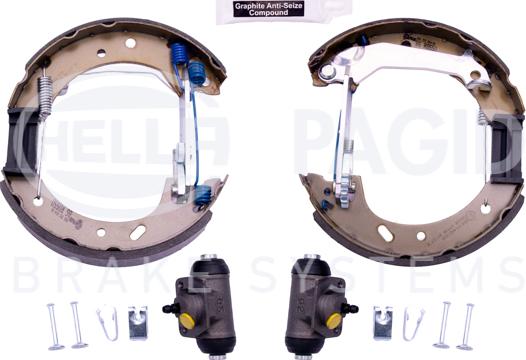 HELLA 8DB 355 004-081 - Bremžu loku komplekts autospares.lv