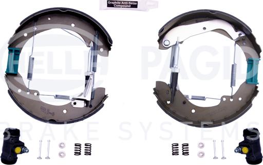 HELLA 8DB 355 004-171 - Brake Shoe Set www.autospares.lv