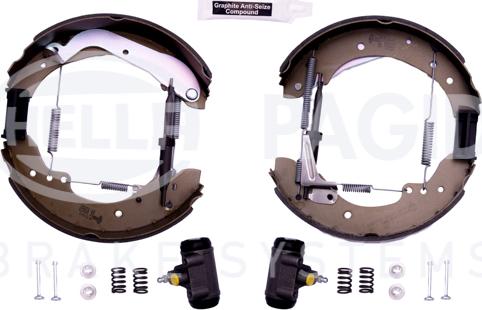 HELLA 8DB 355 004-281 - Brake Shoe Set www.autospares.lv