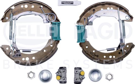 HELLA 8DB 355 004-731 - Brake Shoe Set www.autospares.lv