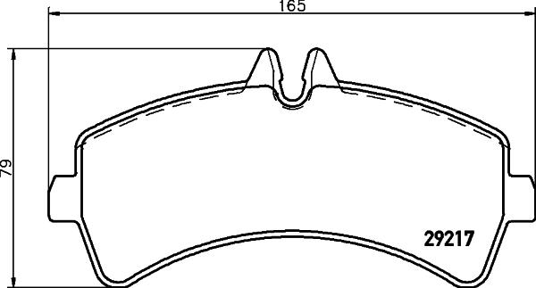 HELLA 8DB 355 005-541 - Bremžu uzliku kompl., Disku bremzes www.autospares.lv