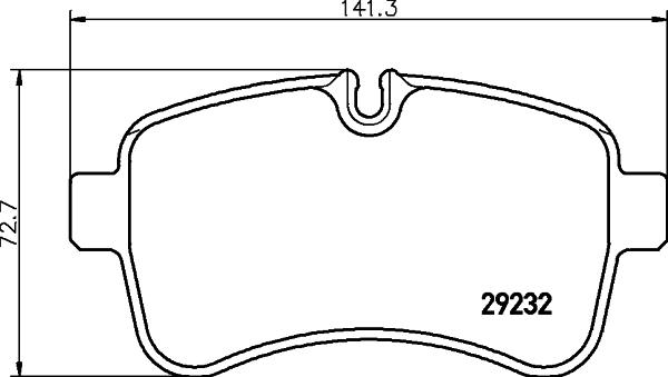 HELLA 8DB 355 005-551 - Bremžu uzliku kompl., Disku bremzes www.autospares.lv