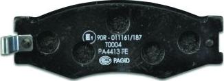 HELLA 8DB 355 005-621 - Brake Pad Set, disc brake www.autospares.lv