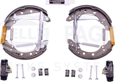 HELLA 8DB 355 005-021 - Brake Shoe Set www.autospares.lv