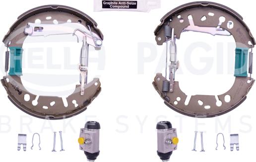 HELLA 8DB 355 005-191 - Brake Shoe Set www.autospares.lv