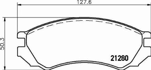 HELLA 8DB 355 006-441 - Bremžu uzliku kompl., Disku bremzes autospares.lv