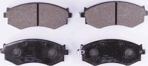 HELLA 8DB 355 006-421 - Brake Pad Set, disc brake www.autospares.lv