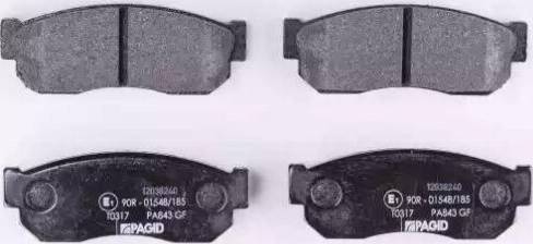 HELLA 8DB 355 006-081 - Brake Pad Set, disc brake www.autospares.lv