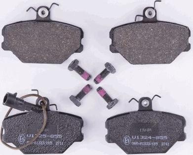 HELLA 8DB 355 006-191 - Brake Pad Set, disc brake www.autospares.lv