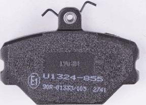 HELLA 8DB 355 006-191 - Brake Pad Set, disc brake www.autospares.lv