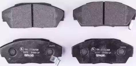 HELLA 8DB 355 006-301 - Bremžu uzliku kompl., Disku bremzes www.autospares.lv