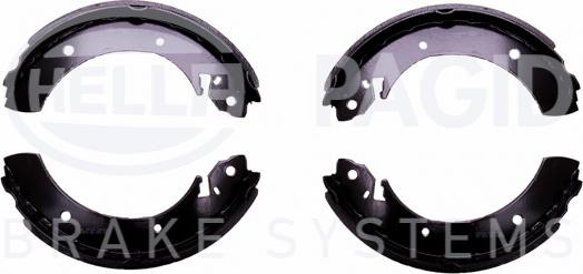 HELLA 8DB 355 000-551 - Brake Shoe Set www.autospares.lv