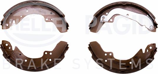 HELLA 8DB 355 000-641 - Brake Shoe Set www.autospares.lv