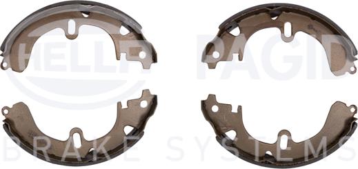 HELLA 8DB 355 000-681 - Brake Shoe Set www.autospares.lv