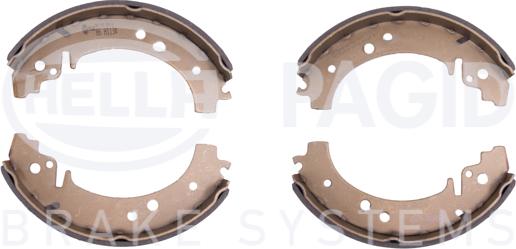 HELLA 8DB 355 000-161 - Brake Shoe Set www.autospares.lv